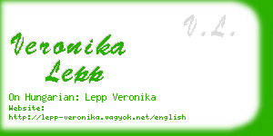 veronika lepp business card